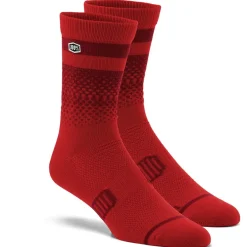 100% Advocate Performance Sokken - cherry/brick