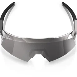100% Aerocraft Bril - Gloss Black Chrome - HiPER Silver Mirror