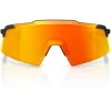 100% Aerocraft Bril - Soft Tact Black - HiPER Red Multilayer Mirror