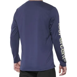 100% Airmatic Fietsshirt met Lange Mouwen Heren - indigo