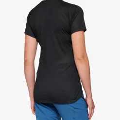 100% Airmatic Fietsshirt met Korte Mouwen Dames - zwart