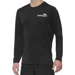 100% Airmatic Fietsshirt met Lange Mouwen Heren - zwart