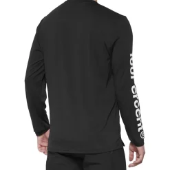 100% Airmatic Fietsshirt met Lange Mouwen Heren - zwart