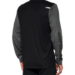 100% Airmatic Fietsshirt met Lange Mouwen Heren - zwart 2214