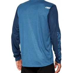 100% Airmatic Fietsshirt met Lange Mouwen Heren - slate blue