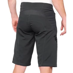 100% Airmatic Short Heren - charcoal