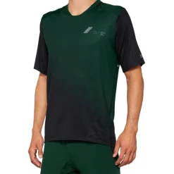 100% Celium Fietsshirt Heren - forest green/zwart