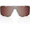 100% Eastcraft Bril - Soft Tact Cool Grey - HiPER Crimson Silver Mirror | Clear