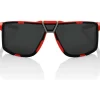 100% Eastcraft Bril - Soft Tact Red - Black Mirror | Clear