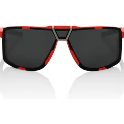 100% Eastcraft Bril - Soft Tact Red - Black Mirror | Clear