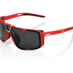 100% Eastcraft Bril - Soft Tact Red - Black Mirror | Clear