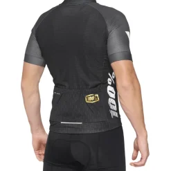 100% Exceeda Fietsshirt met Korte Mouwen - zwart/charcoal