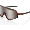 100% Glendale Bril - Matte Translucent Brown Fade / Silver + Clear
