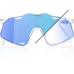 100% Hypercraft Photochromic Bril - Bastille - Blue Mirror