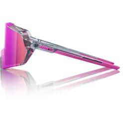 100% Korbin Bril - Polished Translucent Grey - Purple Multilayer Mirror