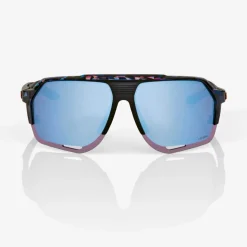 100% Norvik Bril - Black Holographic - Blue Multilayer Mirror | Clear