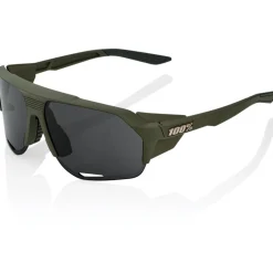 100% Norvik Bril - Soft Tact Army Green - Smoke | Clear