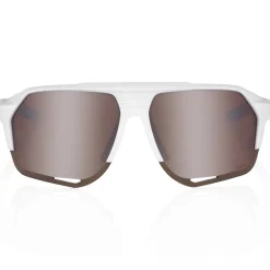 100% Norvik Bril - Soft Tact White - HiPER Silver Mirror