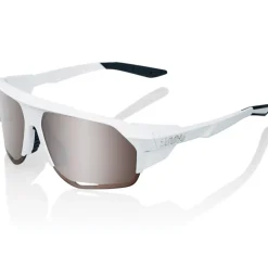 100% Norvik Bril - Soft Tact White - HiPER Silver Mirror