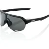 100% S2 Bril - Soft Tact Black - Smoke | Clear