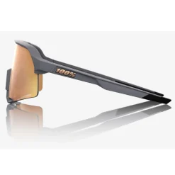 100% S3 Bril - Soft Tact Grey - HiPER Copper Mirror | Clear