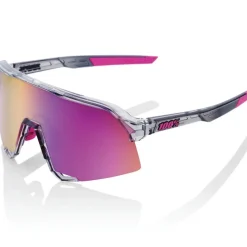 100% S3 Bril - Tokyo Nights / Translucent Grey - Purple Multilayer Mirror | Clear