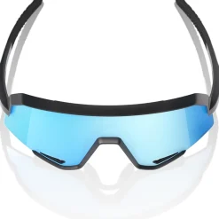 100% Slendale Bril - Matte Black - HiPER Blue Multilayer Mirror