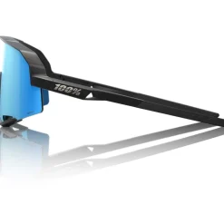 100% Slendale Bril - Matte Black - HiPER Blue Multilayer Mirror