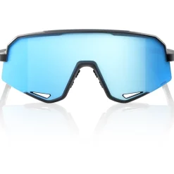 100% Slendale Bril - Matte Black - HiPER Blue Multilayer Mirror