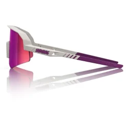 100% Slendale SL Bril - Matte Chalk - Purple Mirror