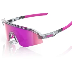 100% Slendale XS/Youth Bril - Polished Translucent Grey - Purple Multilayer Mirror