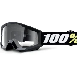 100% Strata Mini Goggle Kids - Black - Clear