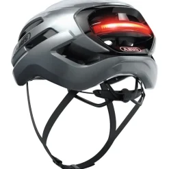 ABUS Taipan LED Helm - graphite silver