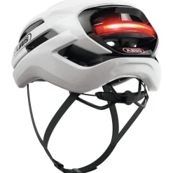 ABUS Taipan LED Helm - shiny white