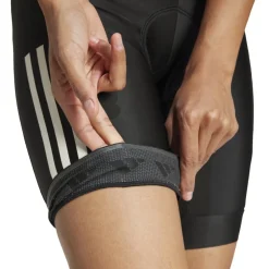adidas Essential 3-Stripes Padded Fietsshort met bretels Dames - zwart JD9118