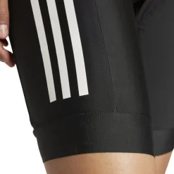 adidas Essential 3-Stripes Padded Fietsshort met bretels Dames - zwart JD9118