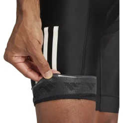 adidas Essentials 3-Stripes Padded Fietsshort Heren - zwart JD9150