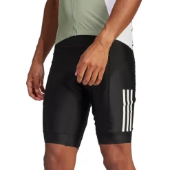 adidas Essentials 3-Stripes Padded Fietsshort Heren - zwart JD9150