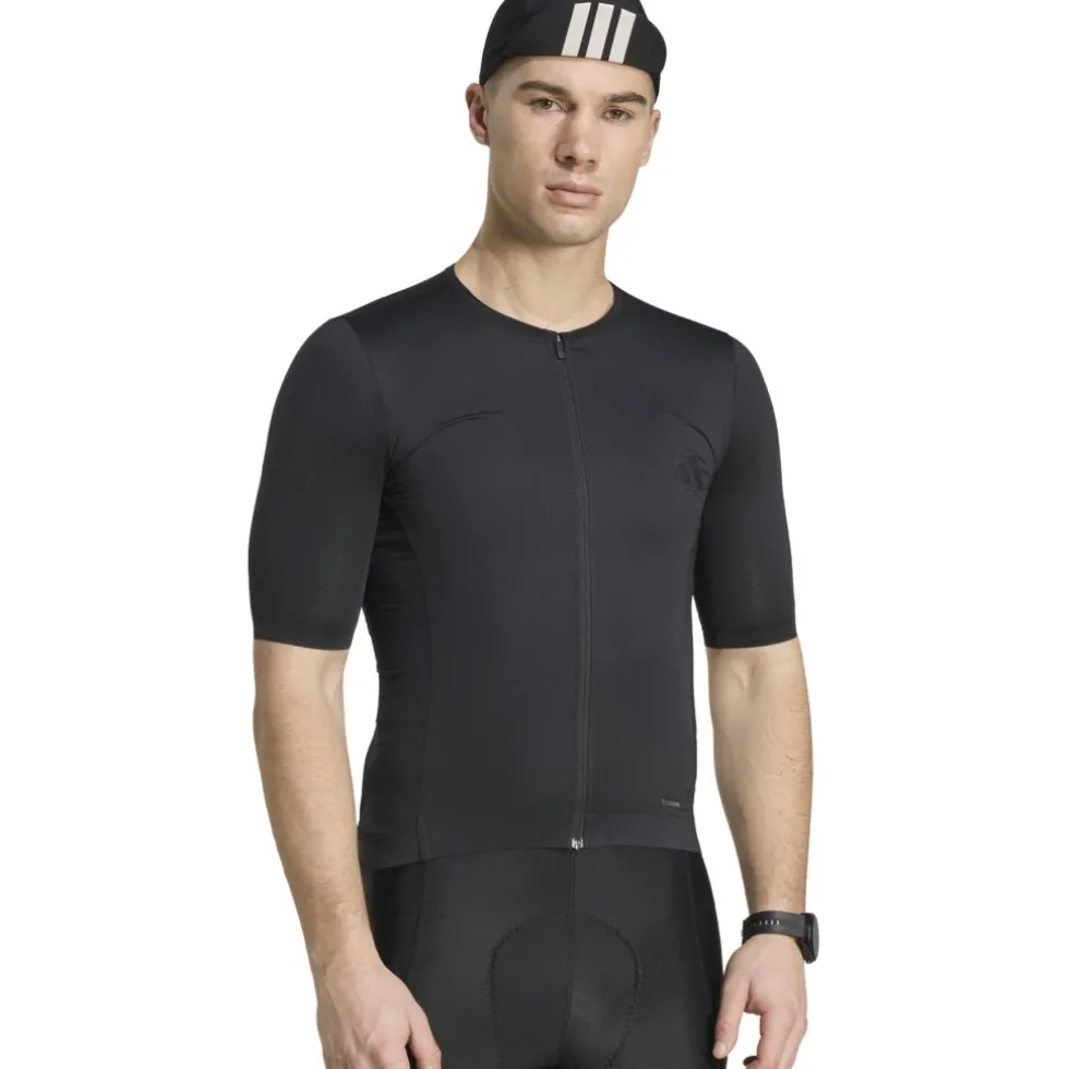 adidas Tempo Fietstrui Heren - zwart JZ6727
