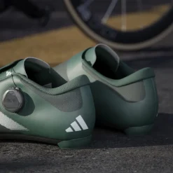 adidas Tempo 3-Stripes Boa Racefietsschoenen Heren - collegiate green/zero metal/core black JQ2319