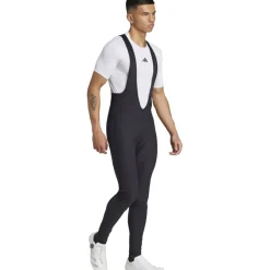 adidas Winter Essentials Padded Cycling Fietsbroek met bretels Heren - zwart IT2326