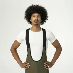 AGU Essential Fietsbroek met Bretels II Heren - army green