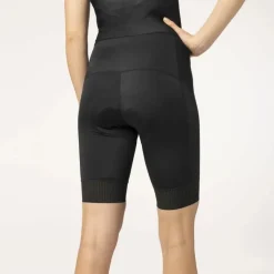 AGU Essential Fietsshort met Bretels Dames - zwart