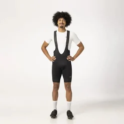 AGU Essential Fietsshort met Bretels Heren - zwart