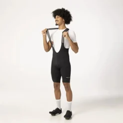 AGU Essential Fietsshort met Bretels Heren - zwart