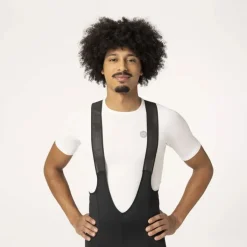 AGU Essential Fietsshort met Bretels Heren - zwart