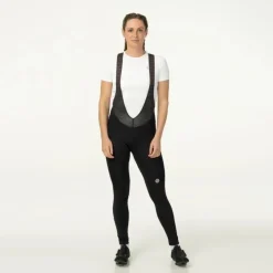 AGU Essential Performance Switch Fietsbroek met Bretels Dames - zwart