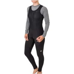 AGU Essential Prime Performance Fietsbroek met bretels II Dames - zwart