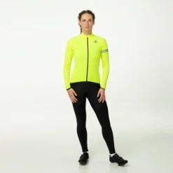 AGU Essential Thermische Shirt met Lange Mouwen Dames - hivis neon yellow