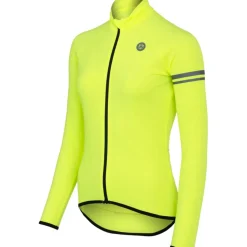 AGU Essential Thermische Shirt met Lange Mouwen Dames - hivis neon yellow